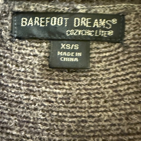 Barefoot Dreams Circle Cardigan Pacific Blue Silver Heather size XS/S - Picture 5 of 5